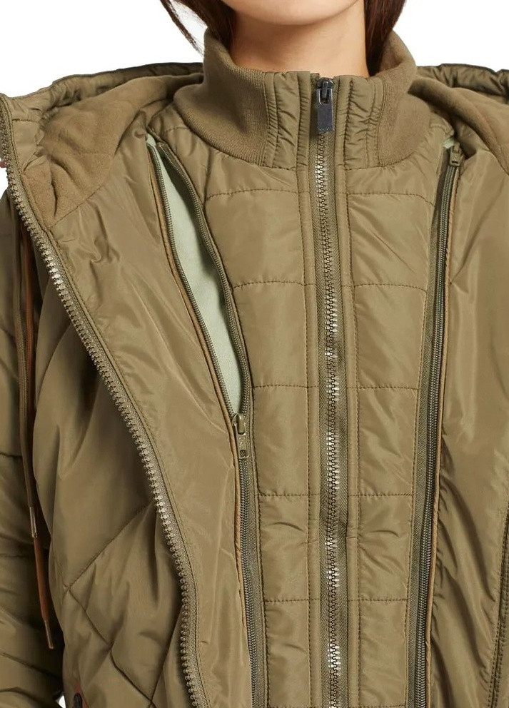 Оливкове (хакі) зимнє Пальто Khujo