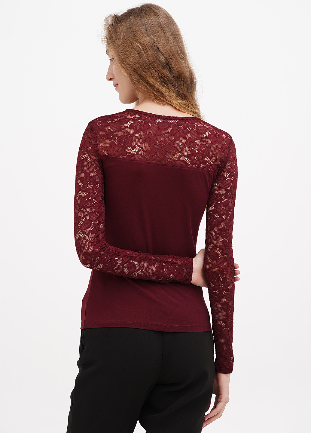 Бордовая блуза Terranova