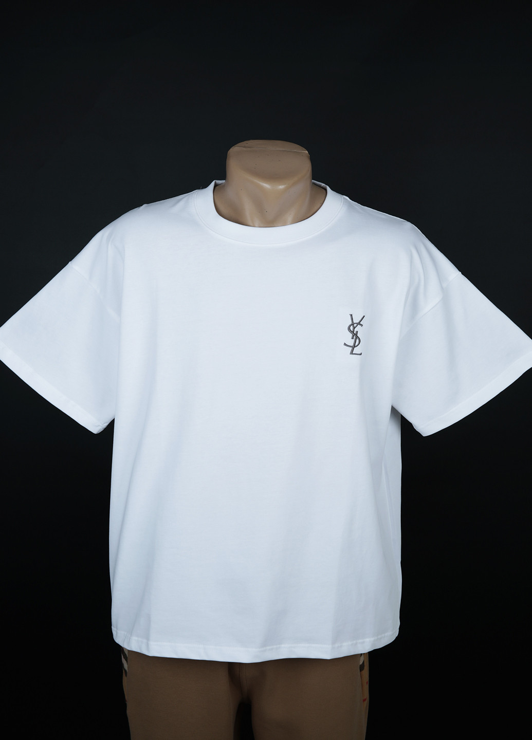 Біла футболка Saint Laurent