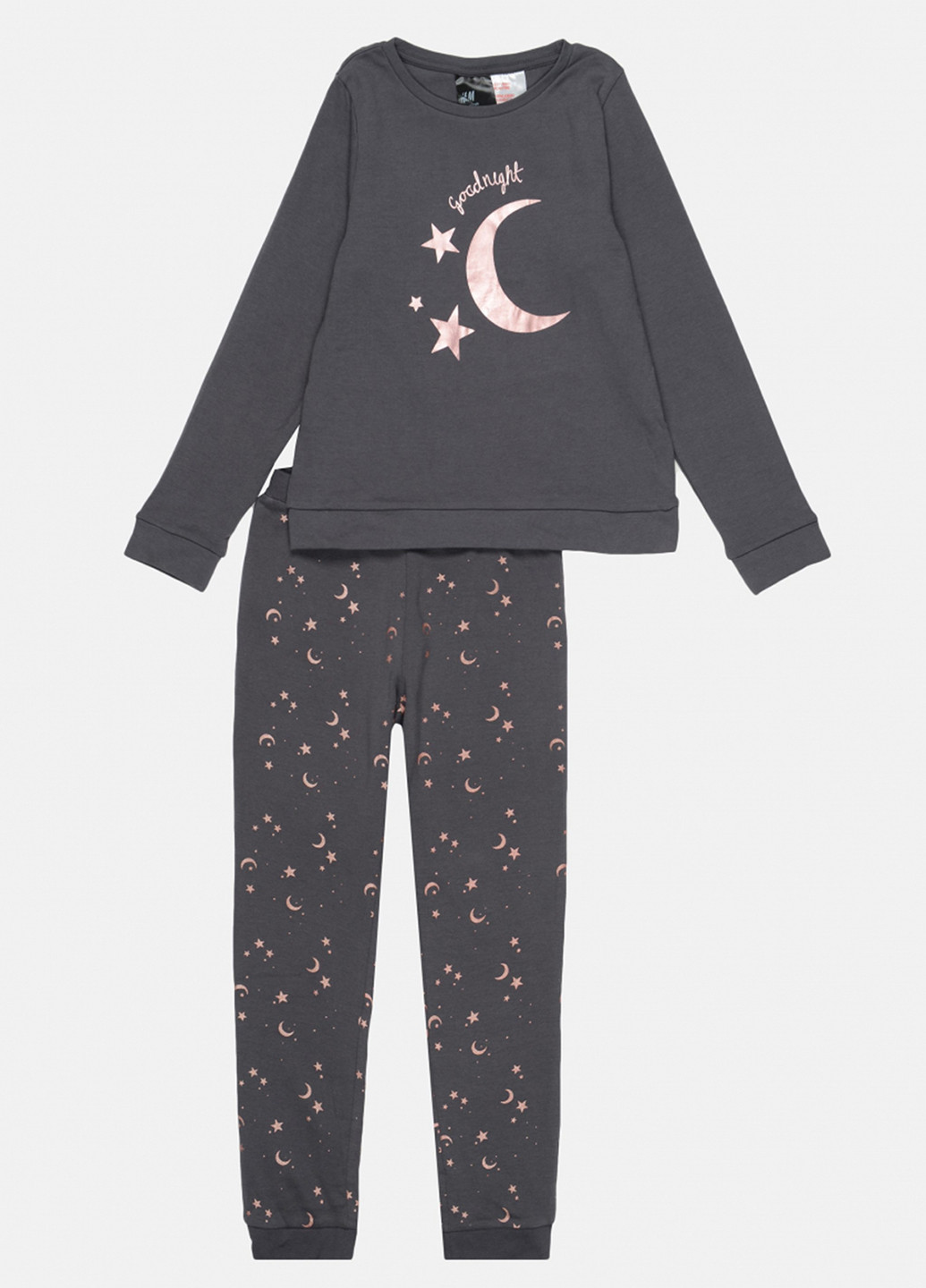 Графитовая всесезон пижама (свитшот, брюки) свитшот + брюки H&M