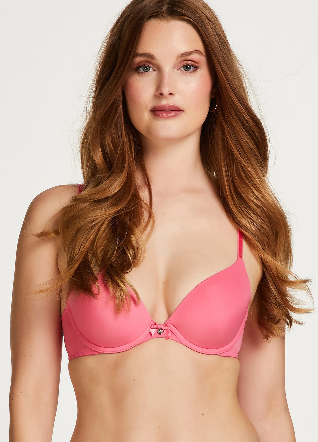 Рожевий бралетт бюстгальтер Hunkemoller з кісточками поліамід
