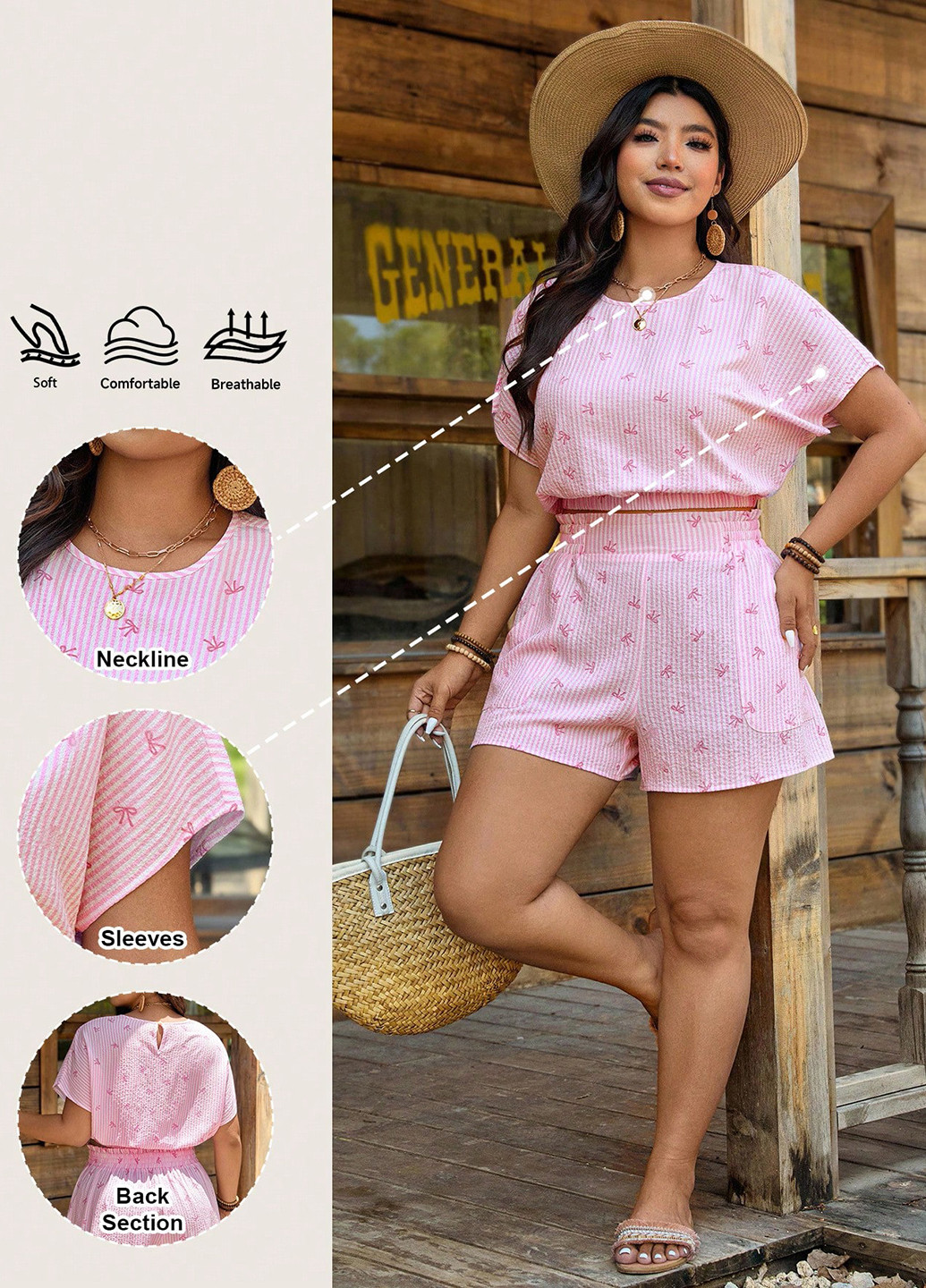 Костюм (топ, шорти) SHEIN (366742872)