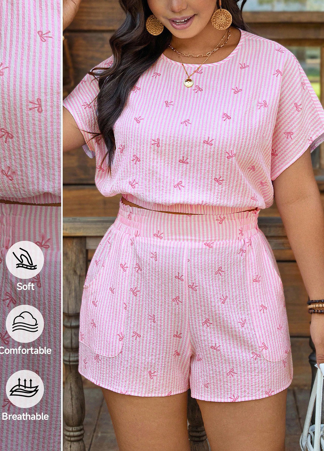 Костюм (топ, шорти) SHEIN (366742872)