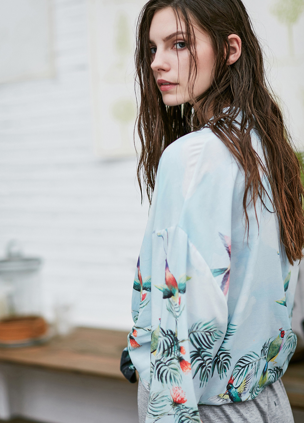 Голубая рубашка Vero Moda