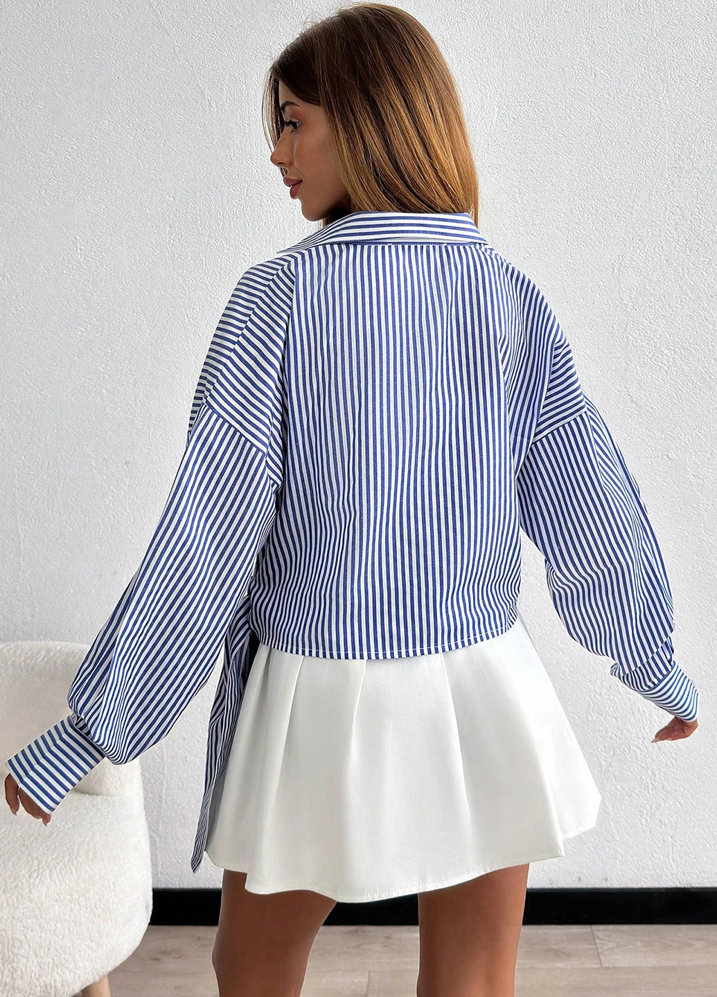 Комбинированная блуза SHEIN