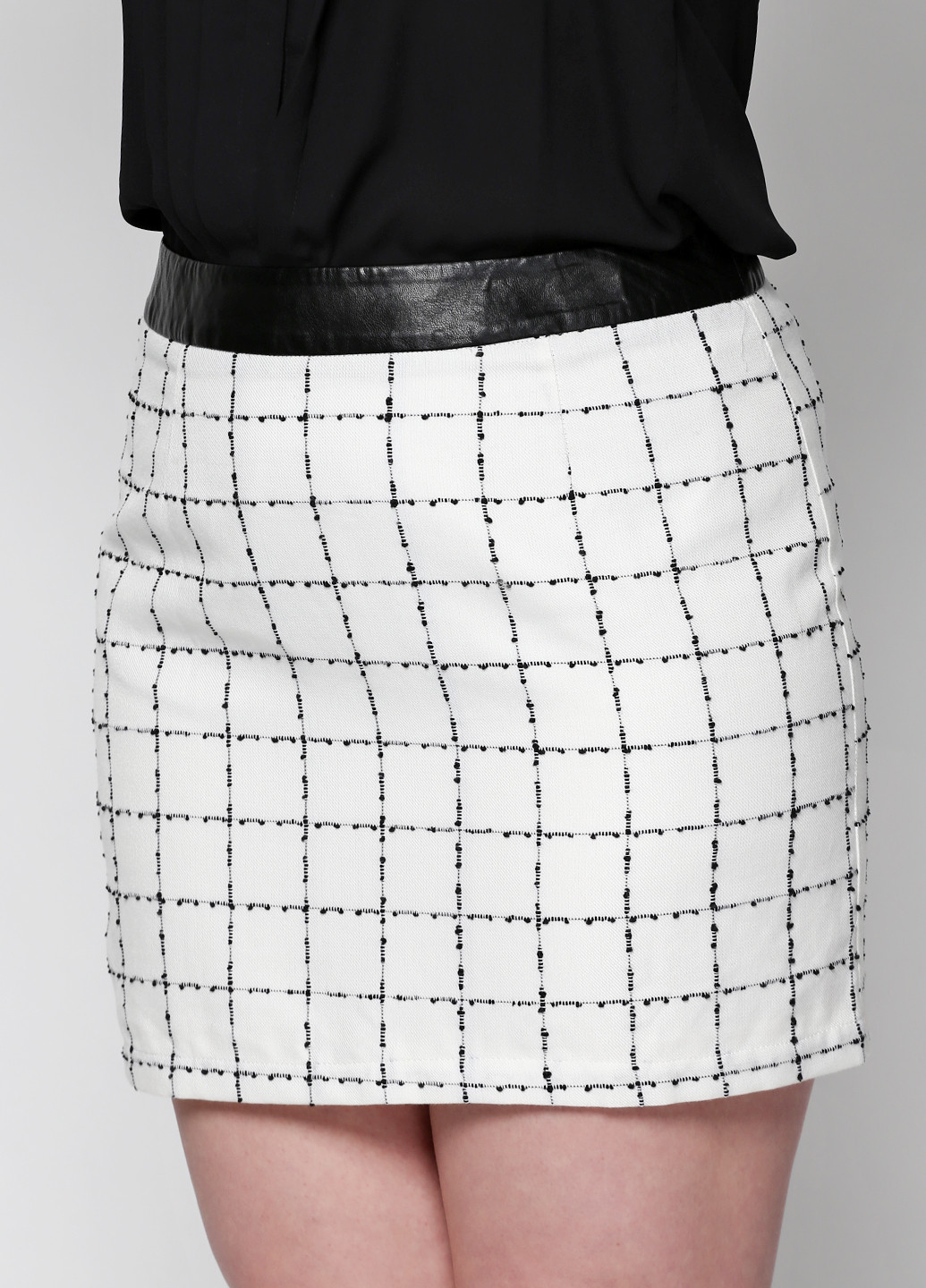 Белая кэжуал юбка Only