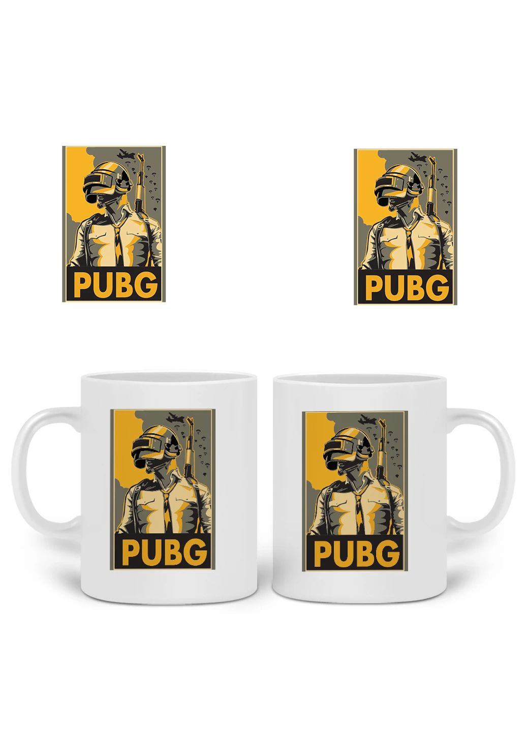 Кружка Пубг Пабг (Pubg) 330 мл Чашка Керамическая (20259-1181) MobiPrint (219776887)