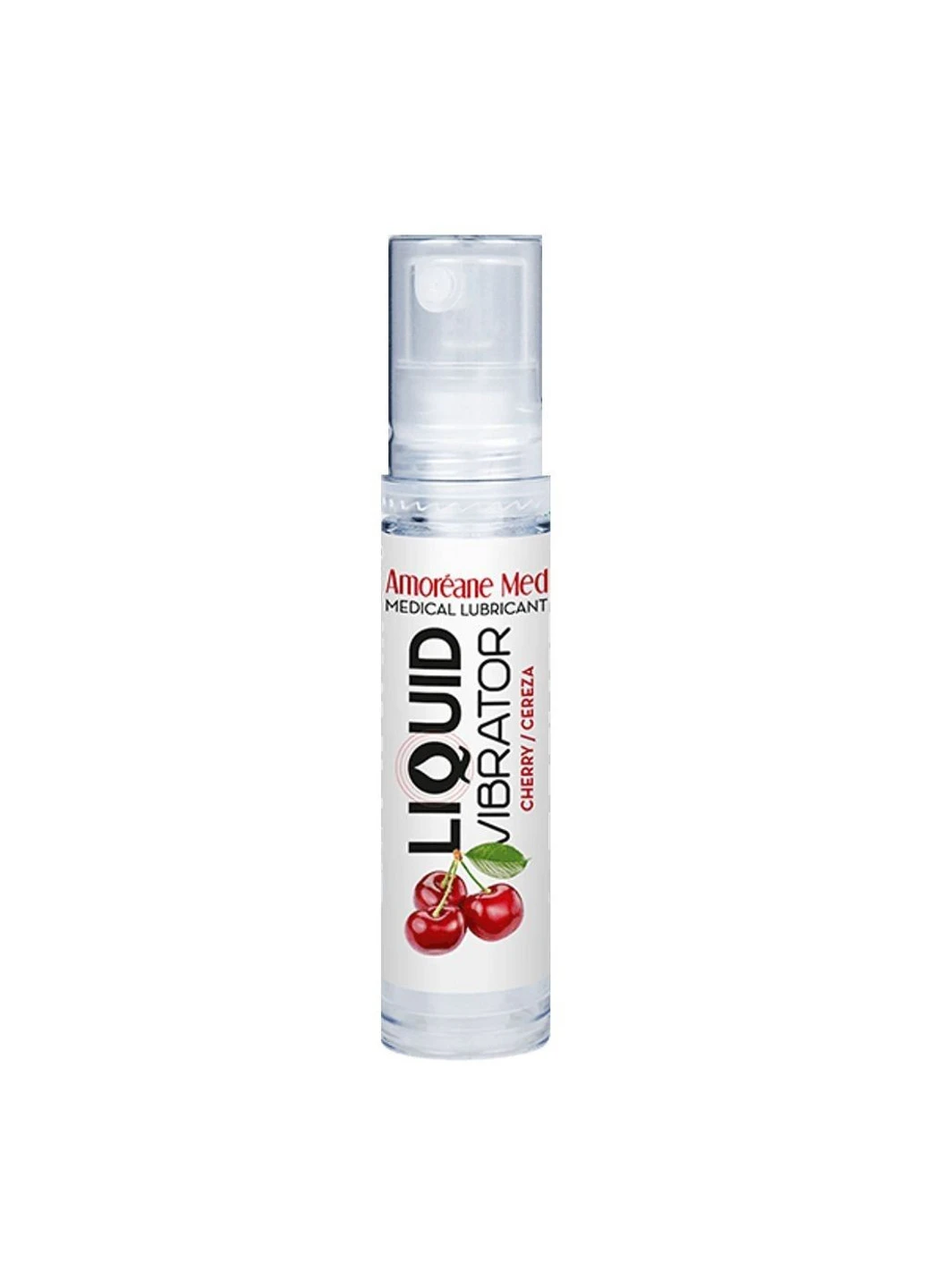 Лубрикант с эффектом вибрации Med Liquid Vibrator Cherry (10 мл) Amoreane (251931585)