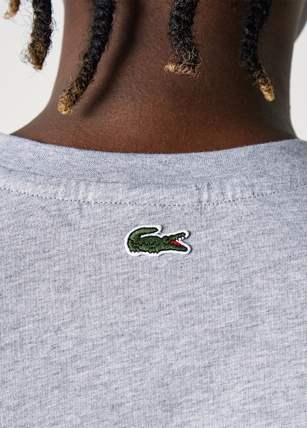 Світло-сіра футболка Lacoste