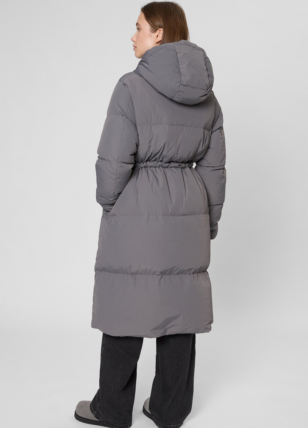 Серый зимний Пуховик PRPY