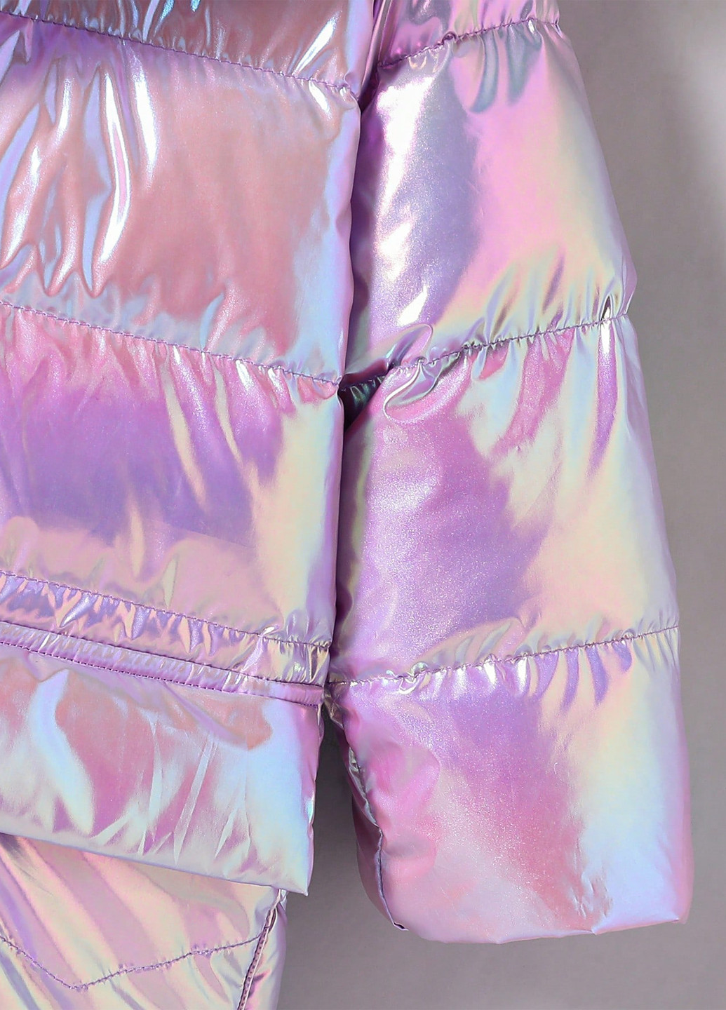 Лиловая зимняя куртка SHEIN