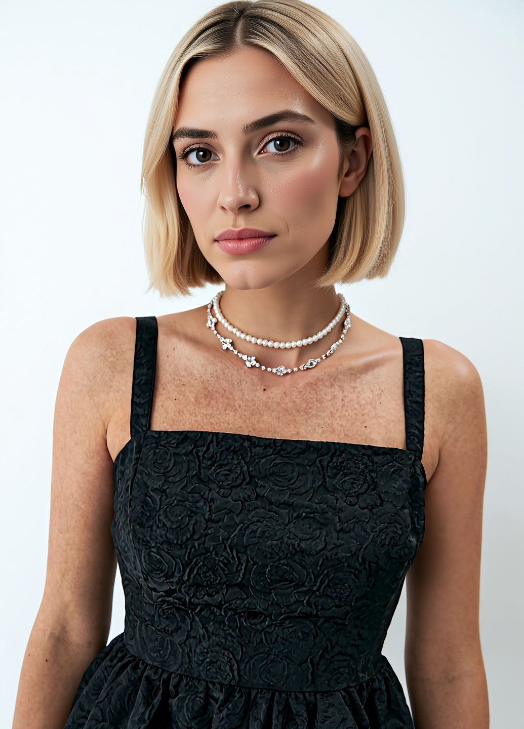 Черное кэжуал платье клеш Mohito с цветочным принтом