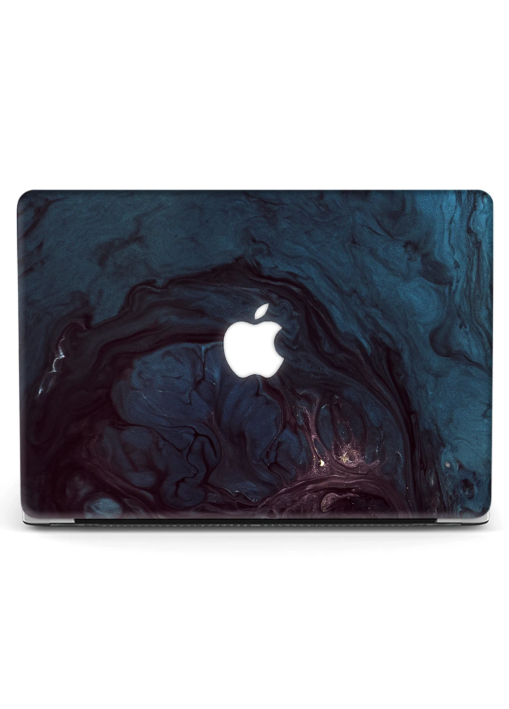 Чехол пластиковый для Apple MacBook Air 13 A1466 / A1369 Темно-синий мрамор (Dark blue marble) (6351-2354) MobiPrint (218867827)