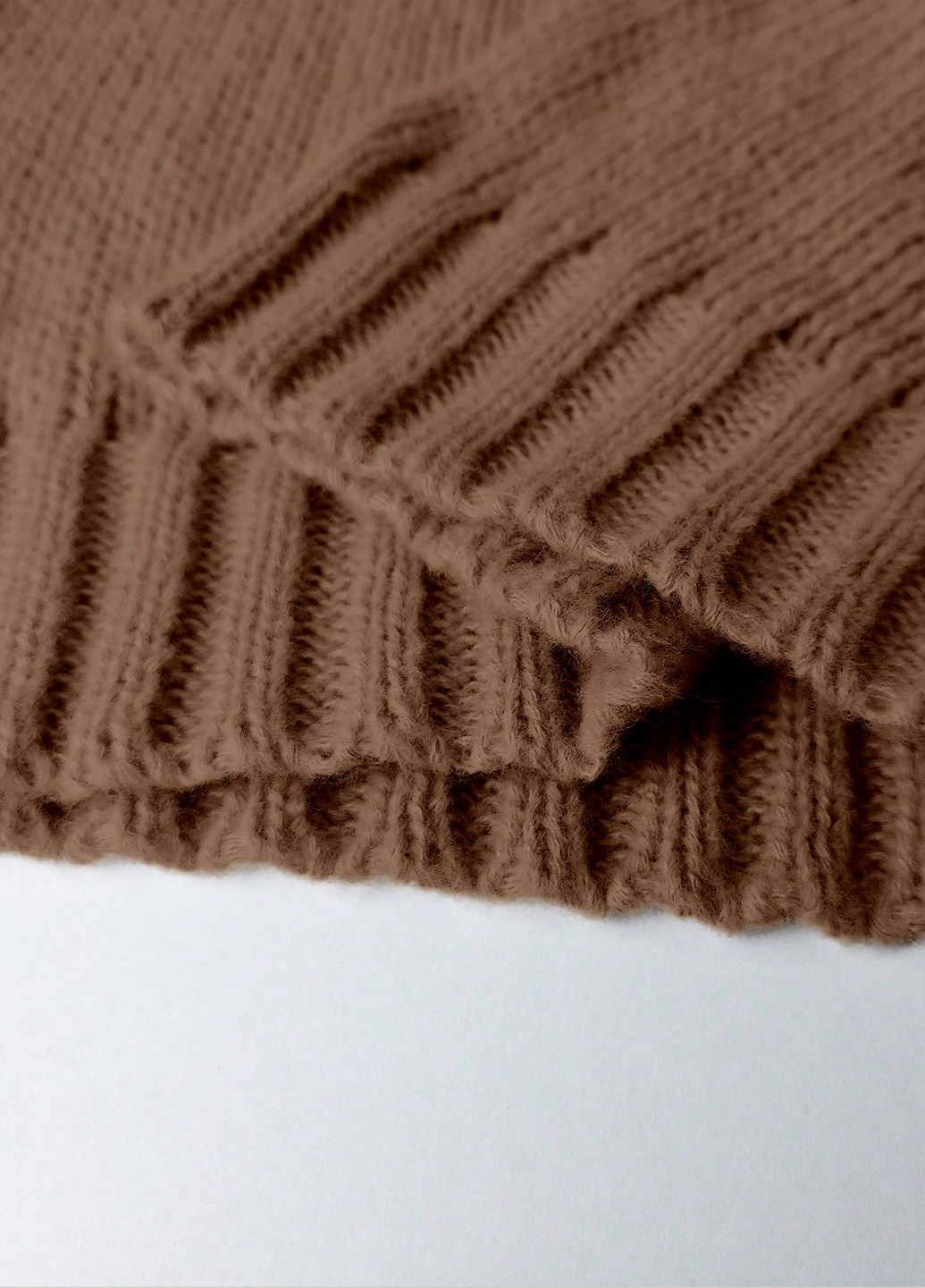 Коричневый демисезонный кардиган SHEIN