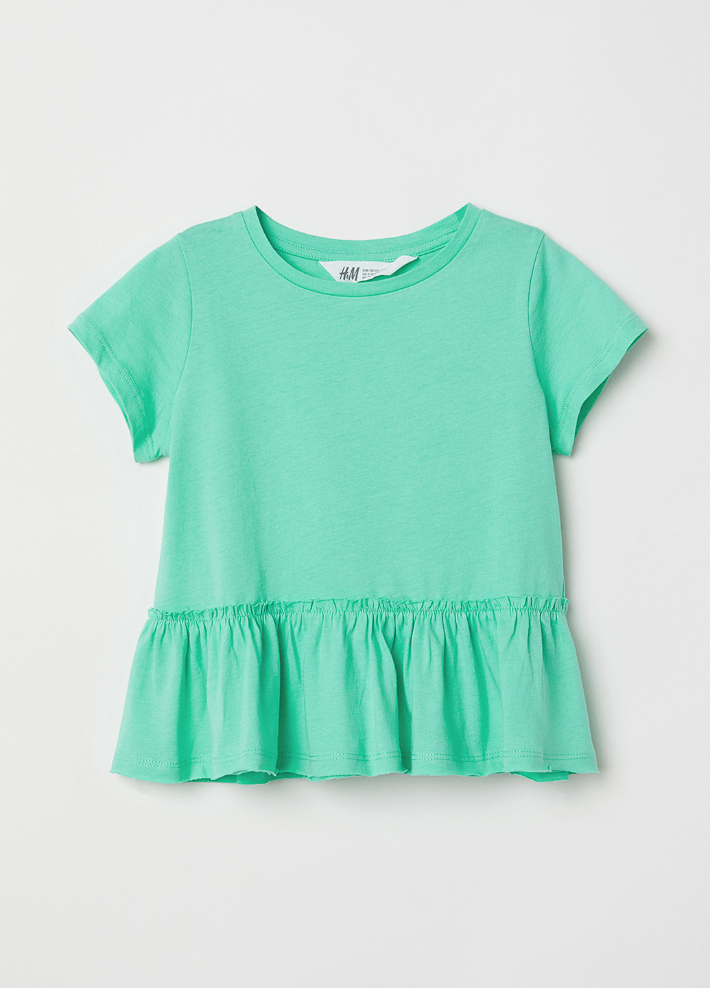 Зелена літня футболка H&M