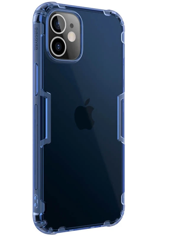TPU чохол Nature Series для Apple iPhone 12 mini (5.4 ') Синій (прозорий) (is_00000038557_5) Nillkin (229726349)