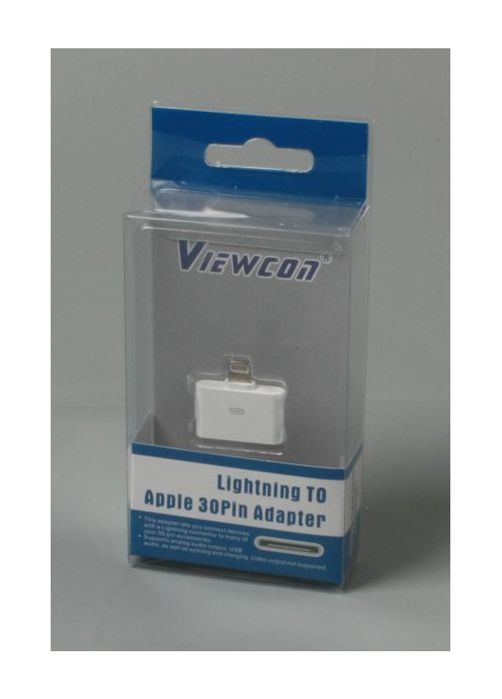 Viewcon адаптер lightning на apple 30 pin, без mfi (vp 007) (137703568)