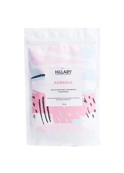 Стимулююча альгінатна маска з вітамінами В, С Acerola Hillary (250116463)