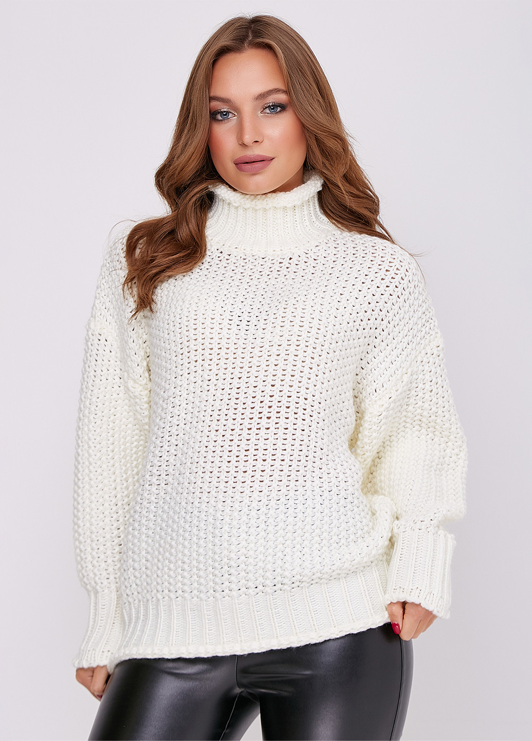 Білий зимовий светр ST-Seventeen