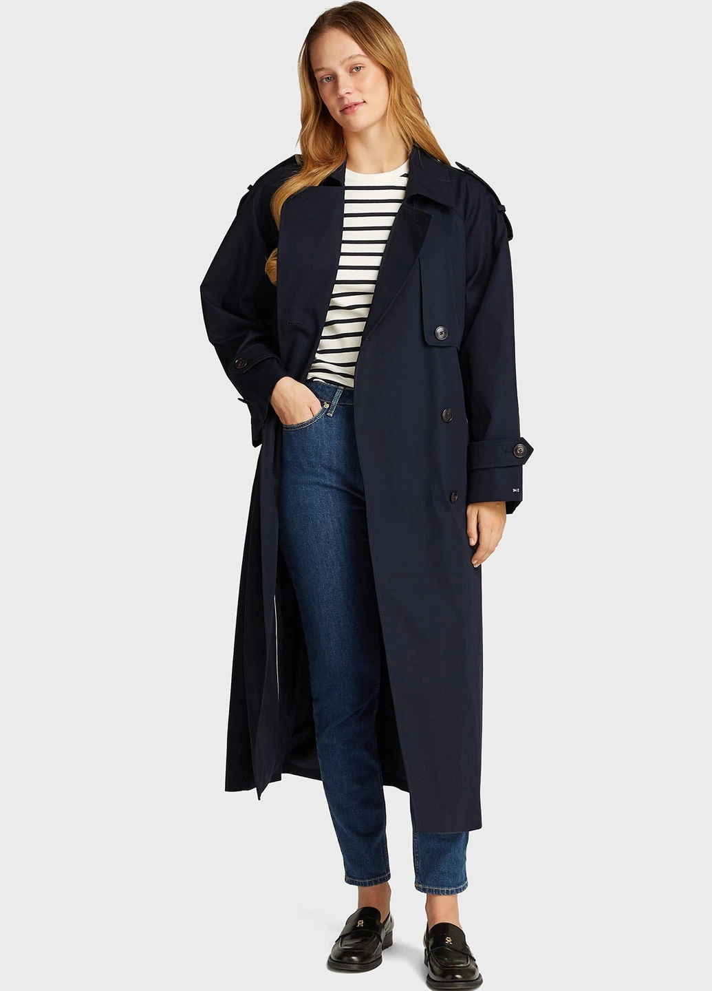 Плащ Tommy Hilfiger тренчкот на пуговицах демисезон (347149774)