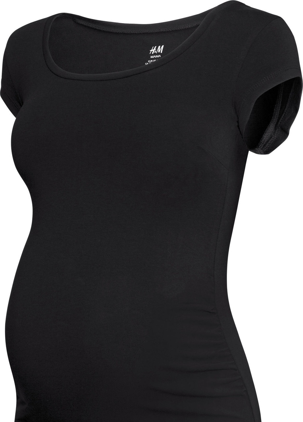 Чорна всесезон футболка для вагітних H&M