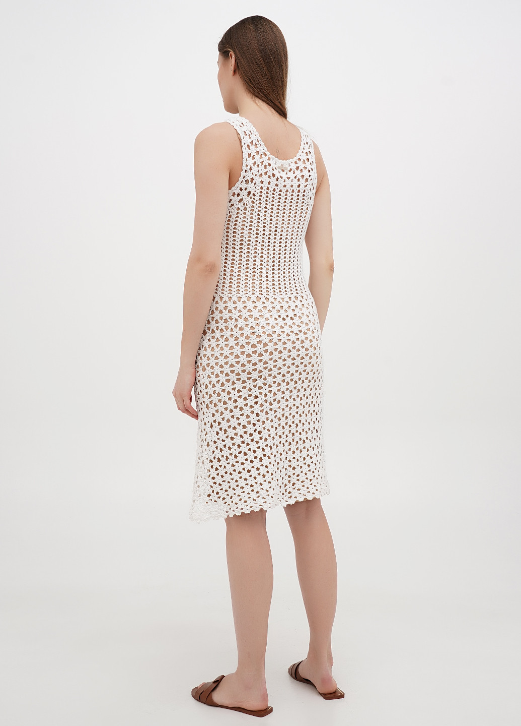 Білий кежуал сукня Michael Kors однотонна