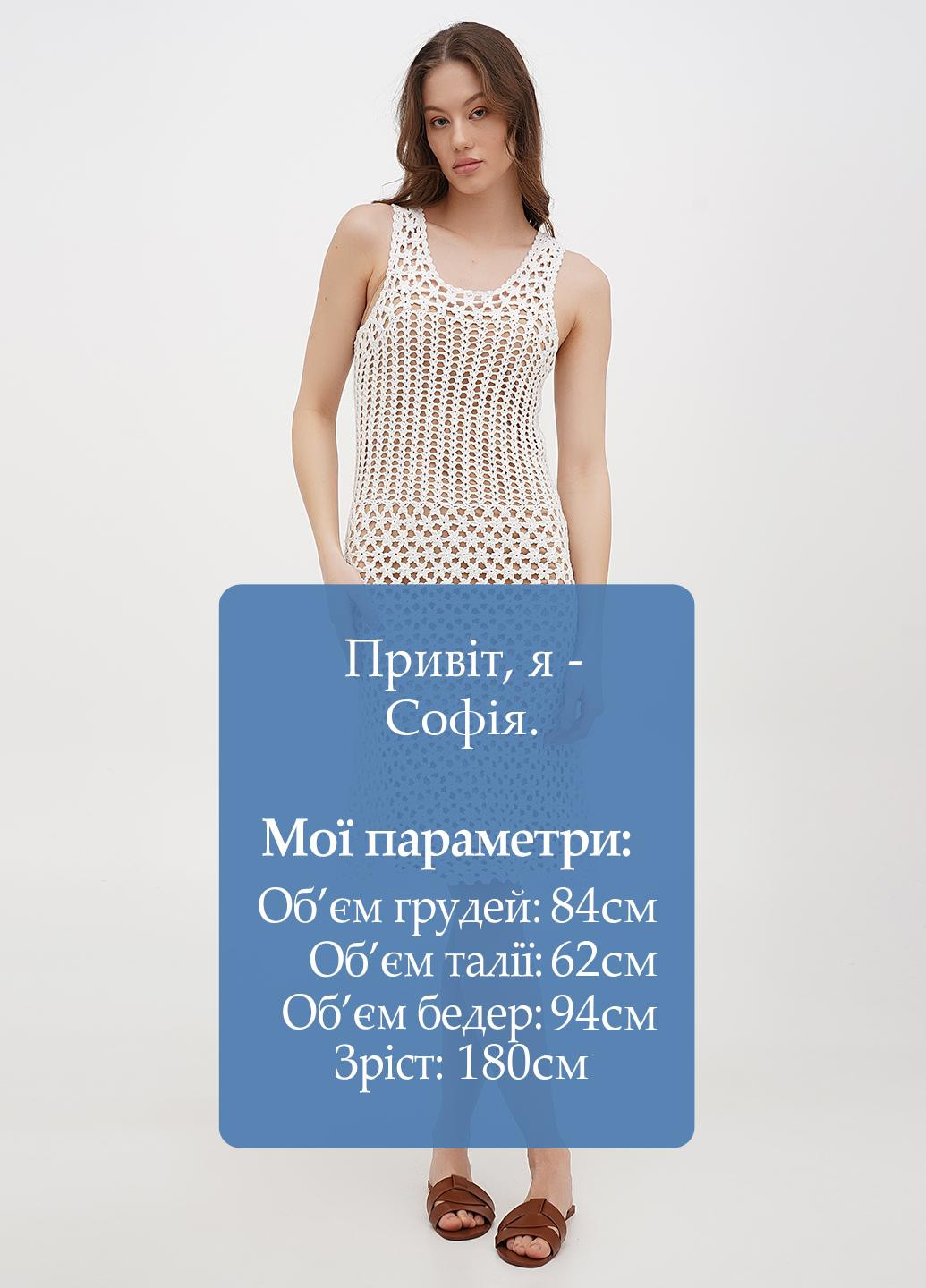 Білий кежуал сукня Michael Kors однотонна