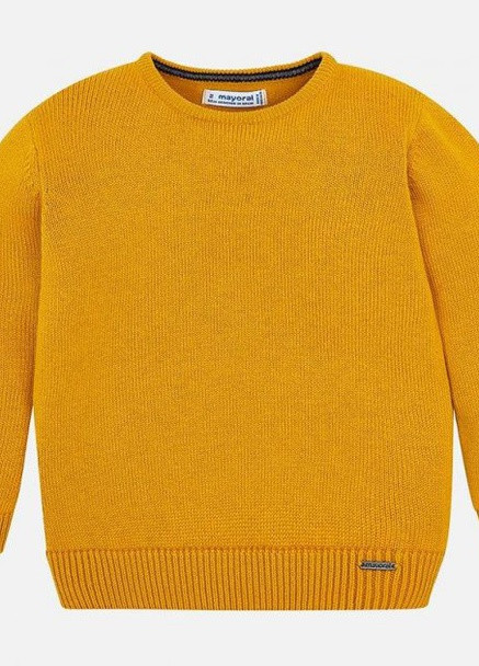 Жовтий демісезонний светр для хлопчика 110 см (311) Mayoral