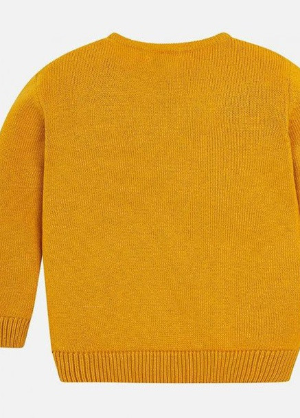 Желтый демисезонный свитер для мальчика 110 см (311) Mayoral