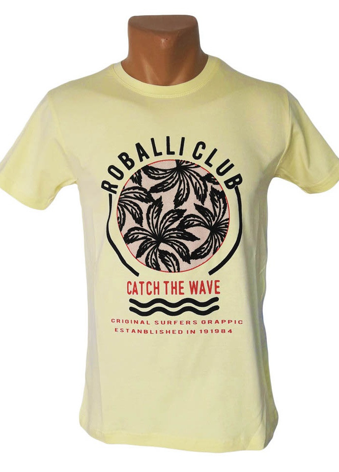 Желтая морская футболка Sport Line