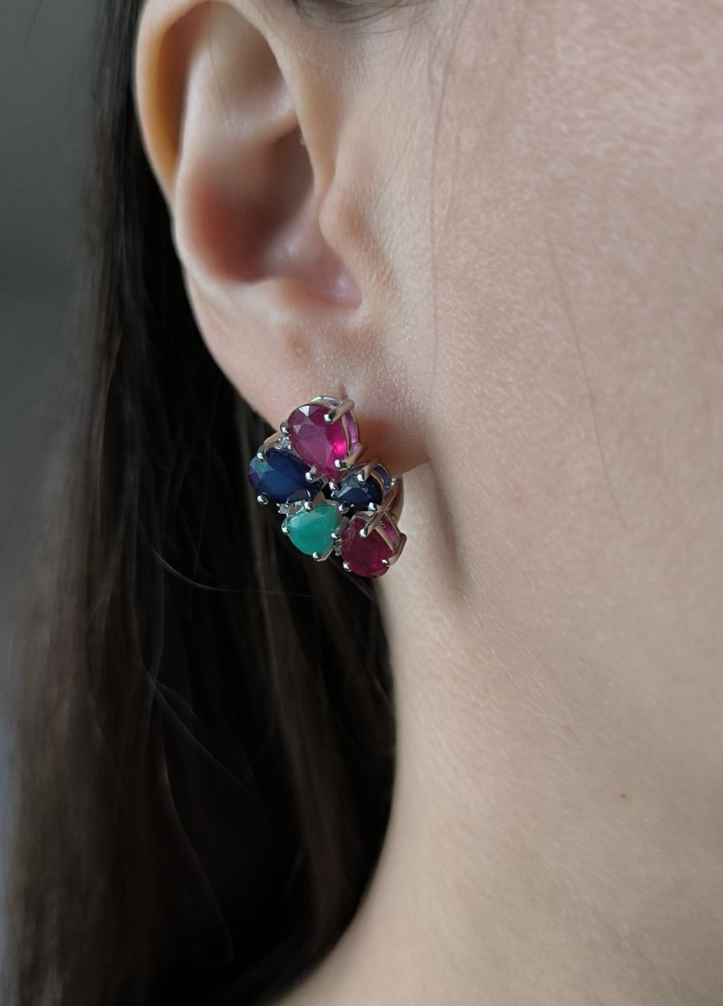 Сережки Silver Flame (329999775)