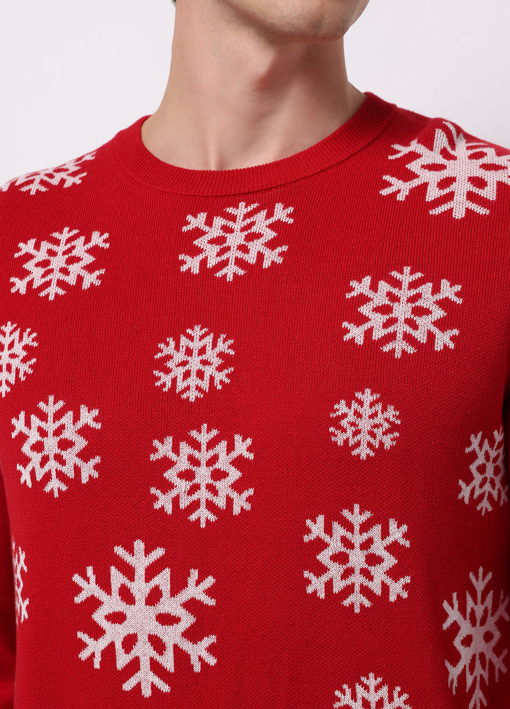 Красный зимний джемпер джемпер Colin's