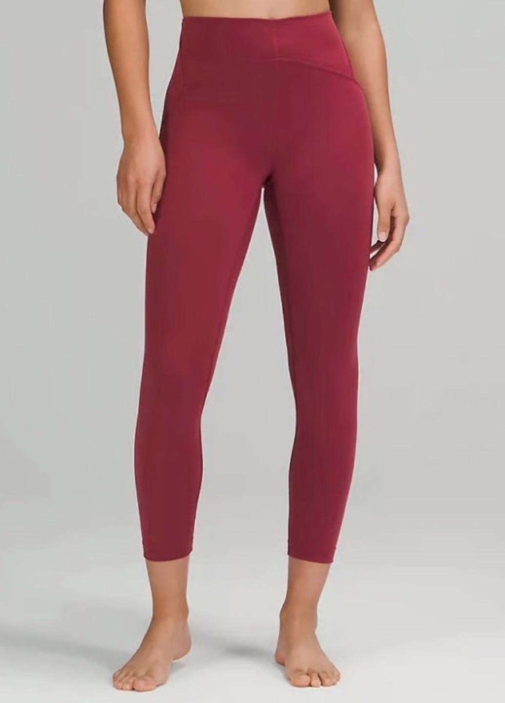 Терракотовые демисезонные леггинсы Lululemon Athletica