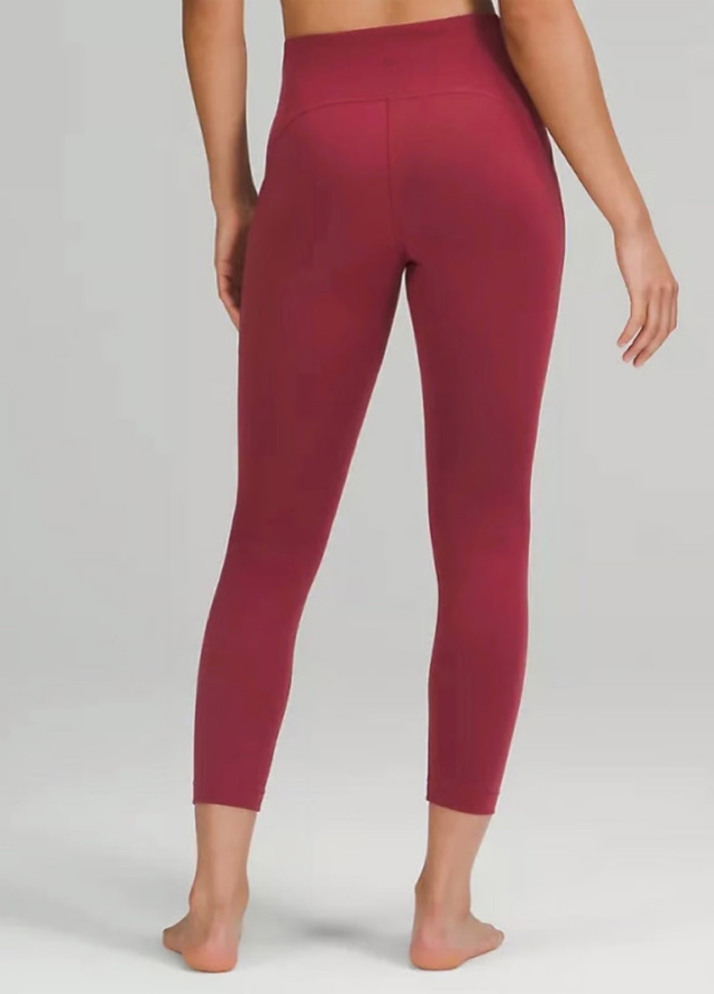 Терракотовые демисезонные леггинсы Lululemon Athletica