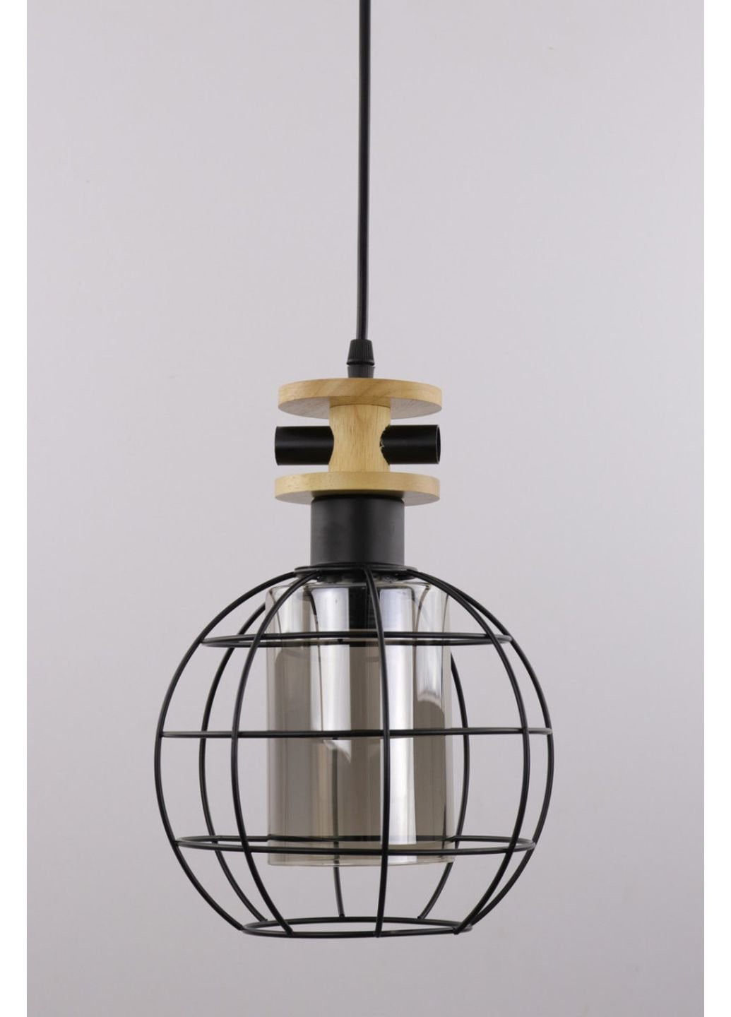 Люстра підвісна стельова в стилі LOFT (лофт) 12166/1-big-gr Чорний 35х19х19 см. Sunnysky (253628369)