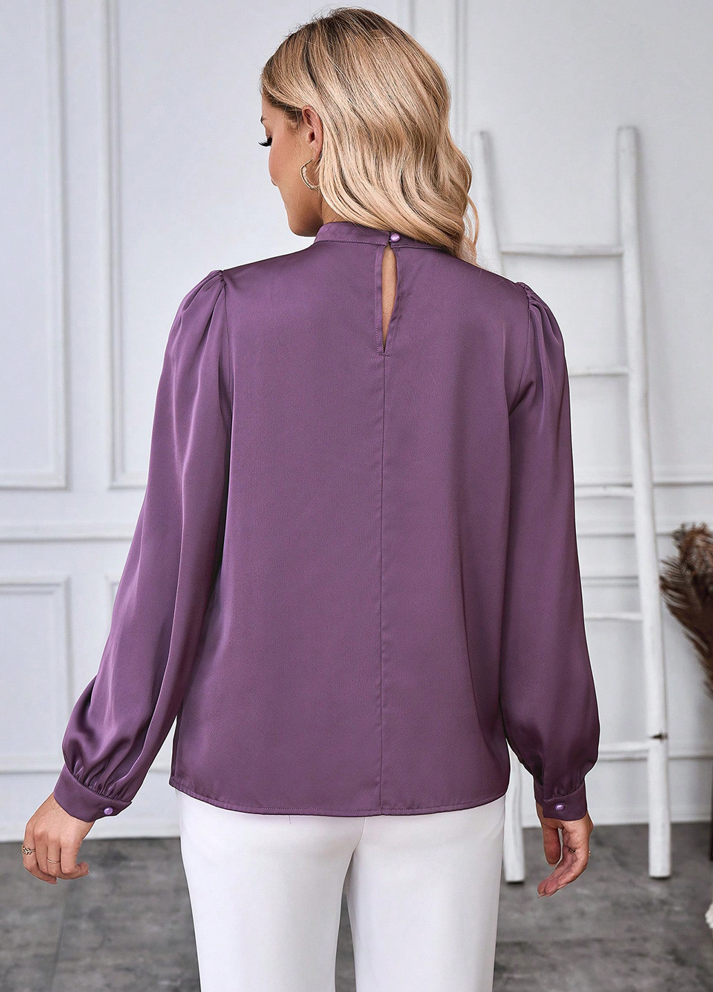 Фіолетова блуза SHEIN