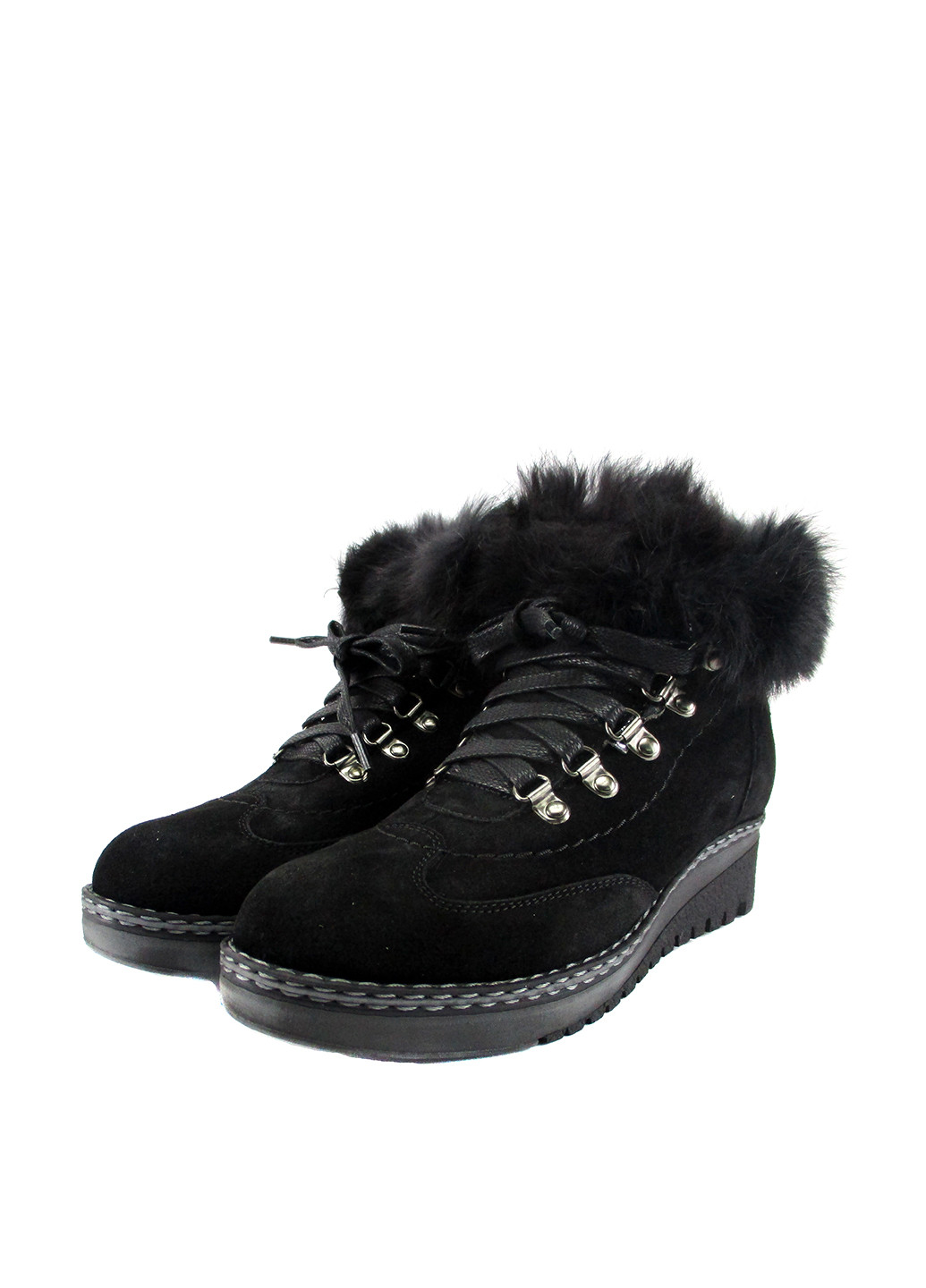 Осенние ботинки Twenty Two с мехом из натурального нубука