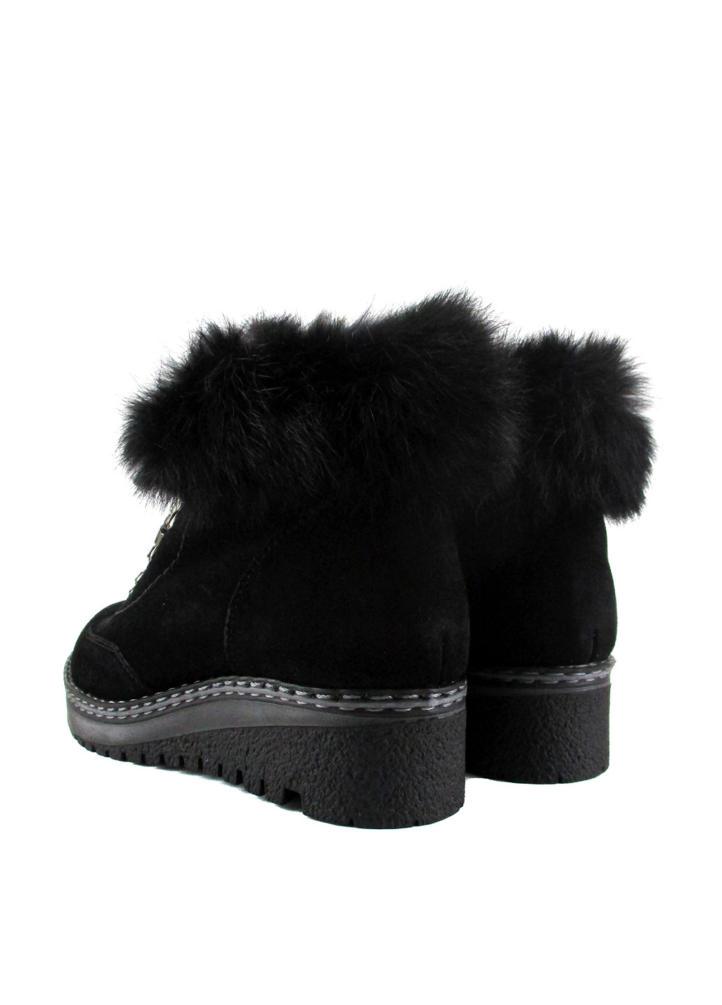 Осенние ботинки Twenty Two с мехом из натурального нубука