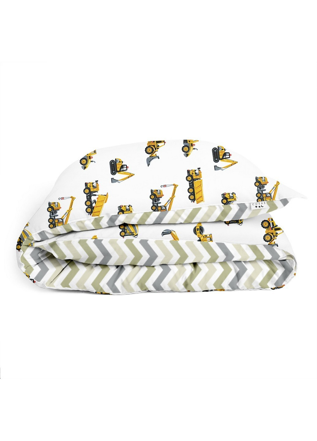 Підліткова постільна білизна HOPPER ZIGZAG (підковдра 155х215 см, наволочка 50х70 см, простирадло 155х240 см) Cosas (251801392)