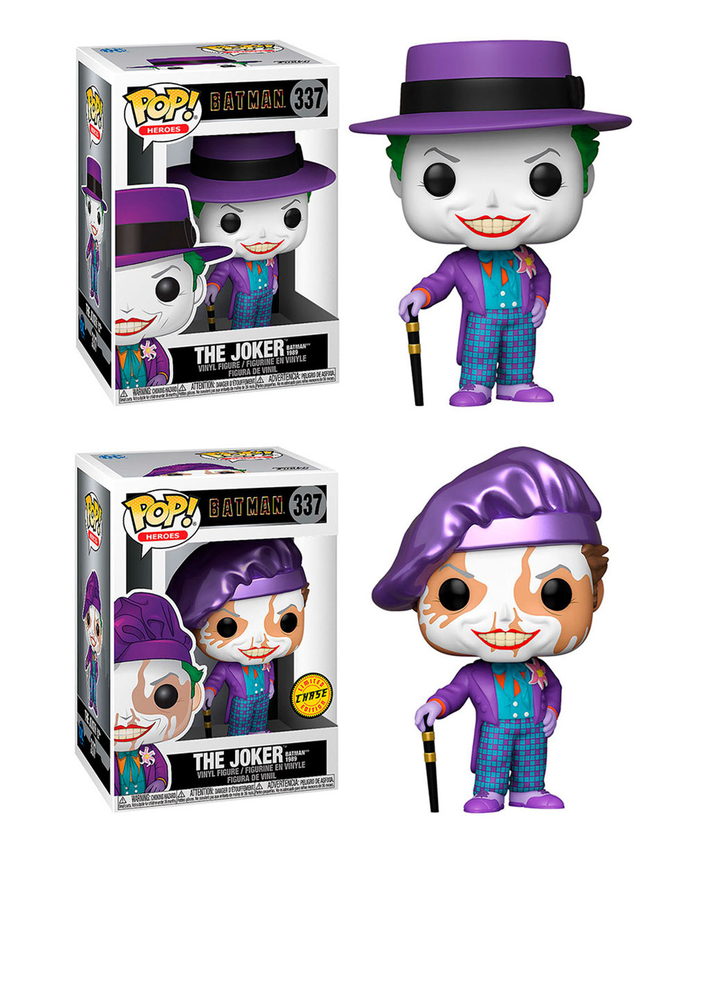 Игровая фигурка POP! серии "Batman 1989" - JOKER WITH HAT WITH CHASE Funko (215118096)
