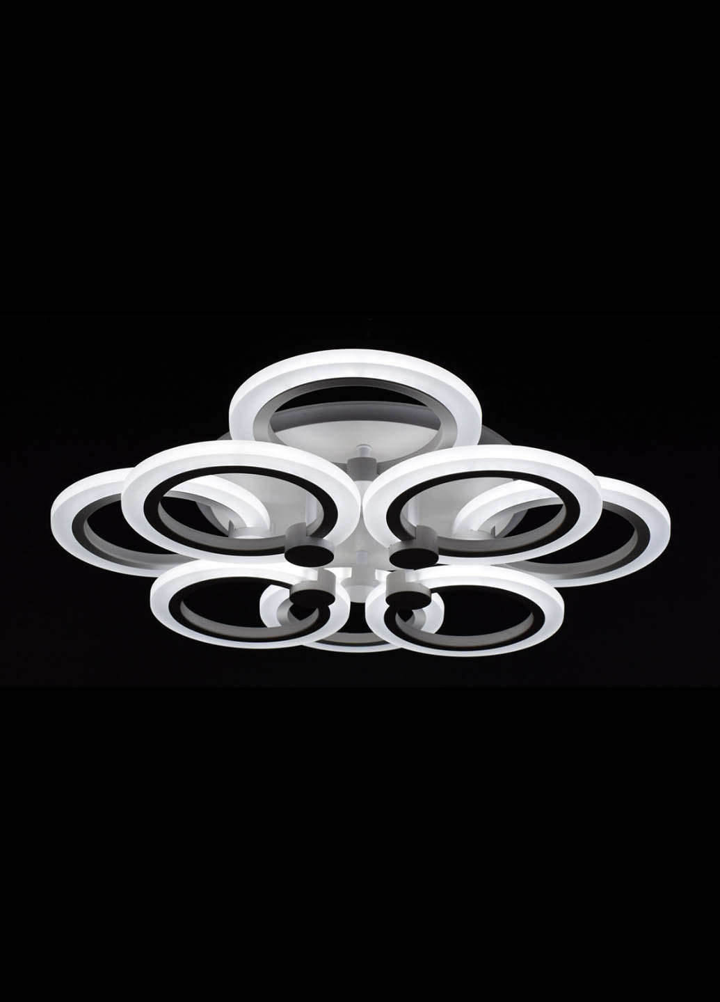 Люстра стельова LED з пультом A2374 / 4 + 4S-RGB-wh Білий 11х45х54 см. Handmade (234537815)