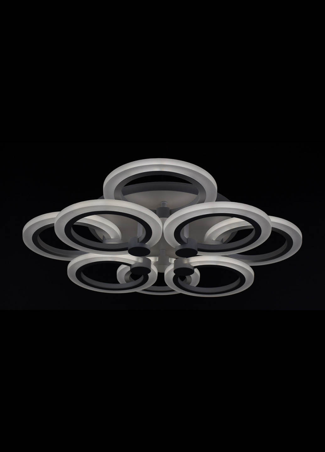 Люстра стельова LED з пультом A2374 / 4 + 4S-RGB-wh Білий 11х45х54 см. Handmade (234537815)