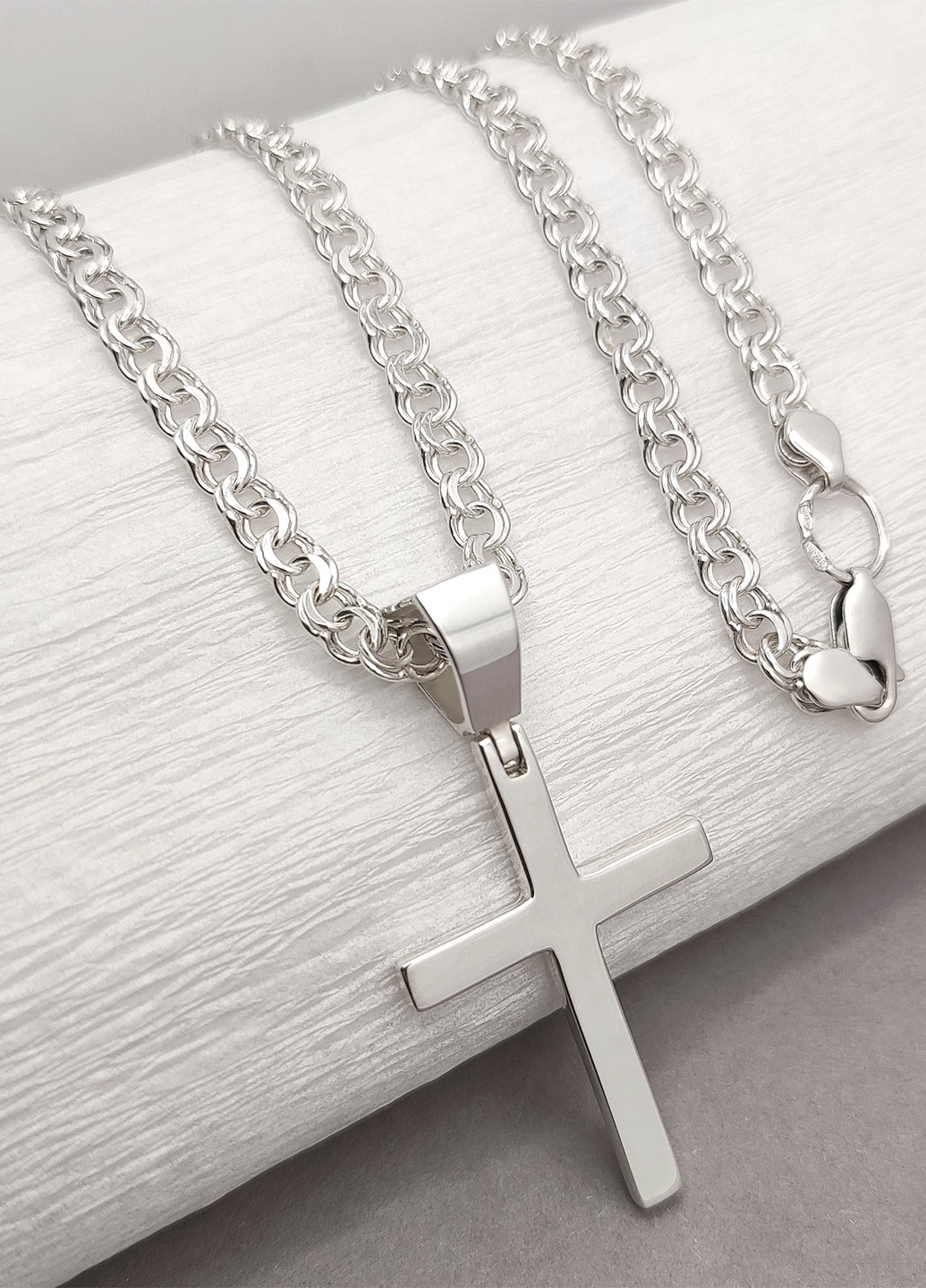 Комплект (ланцюжок, хрестик) Diva (323437789)