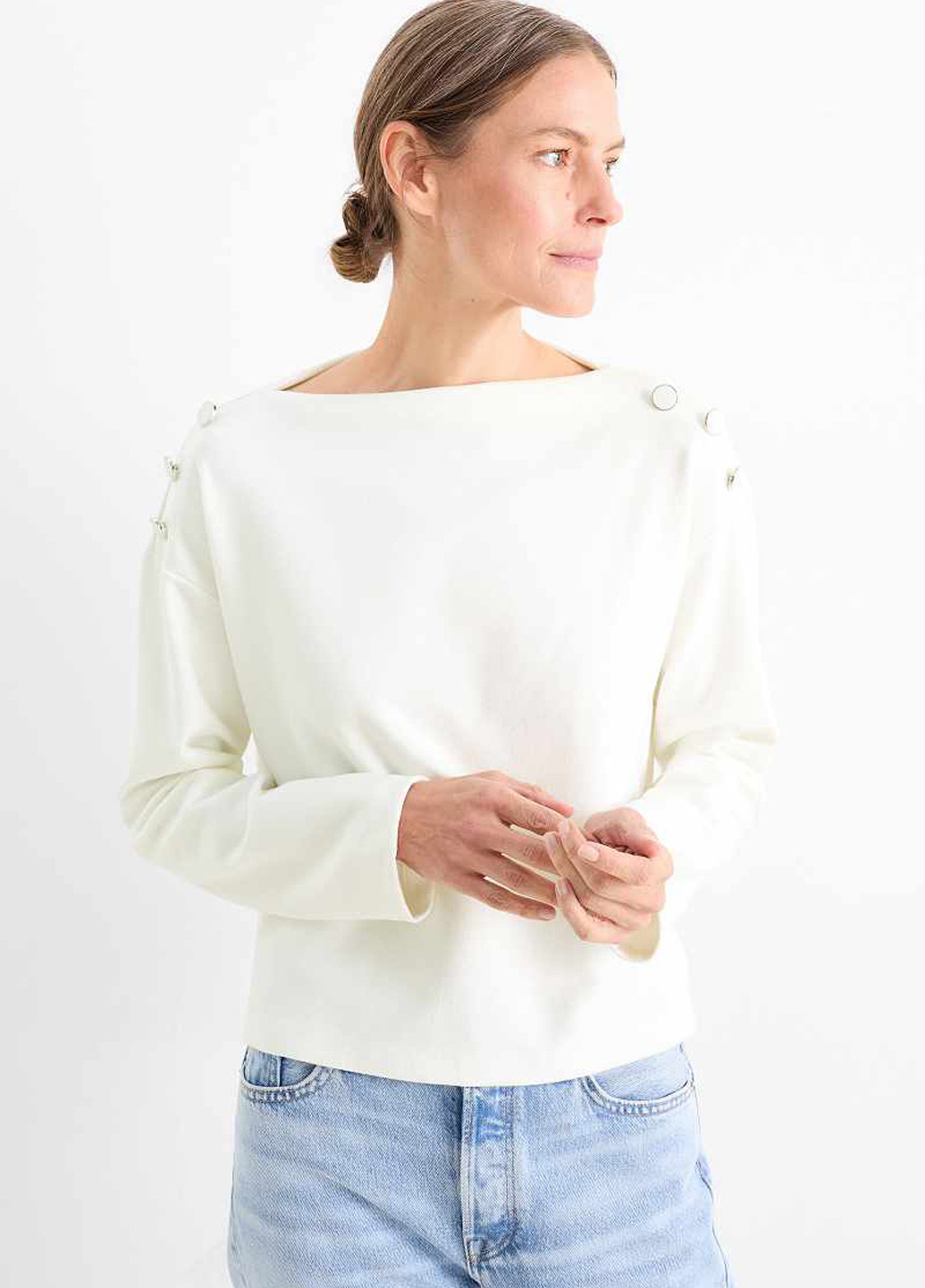 Белый демисезонный джемпер джемпер C&A