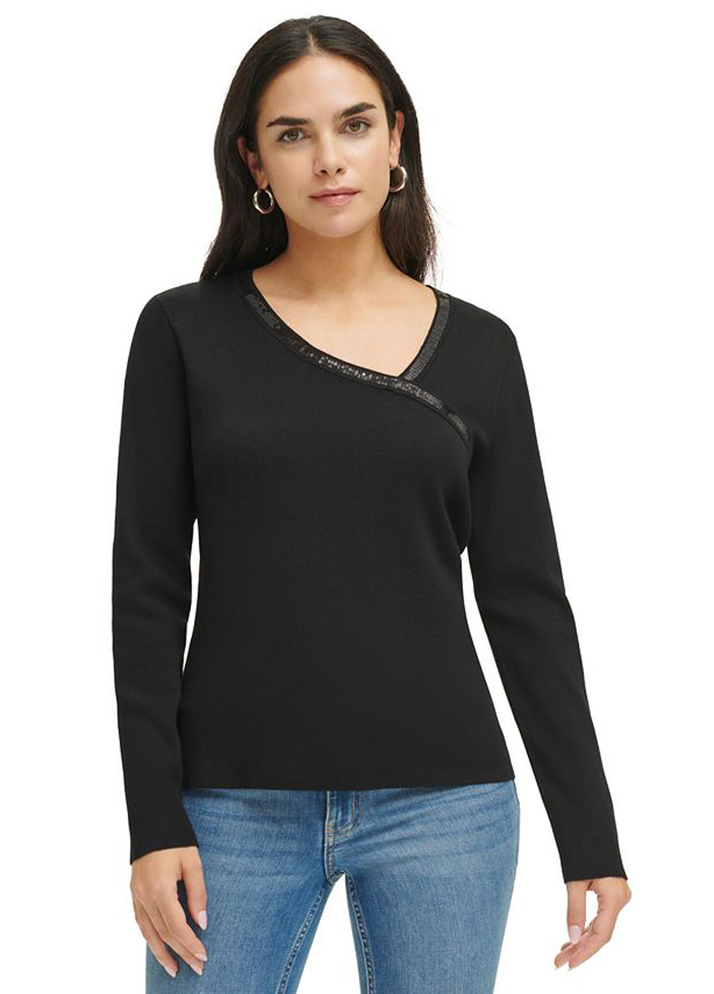 Чорний демісезонний светр Calvin Klein