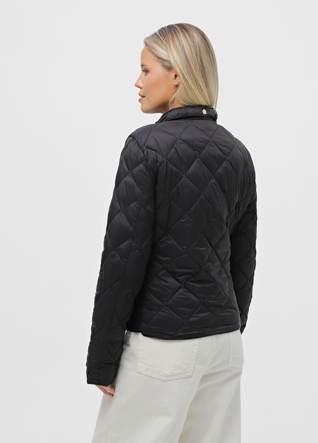 Черная демисезонная куртка куртка-пиджак Piazza Italia