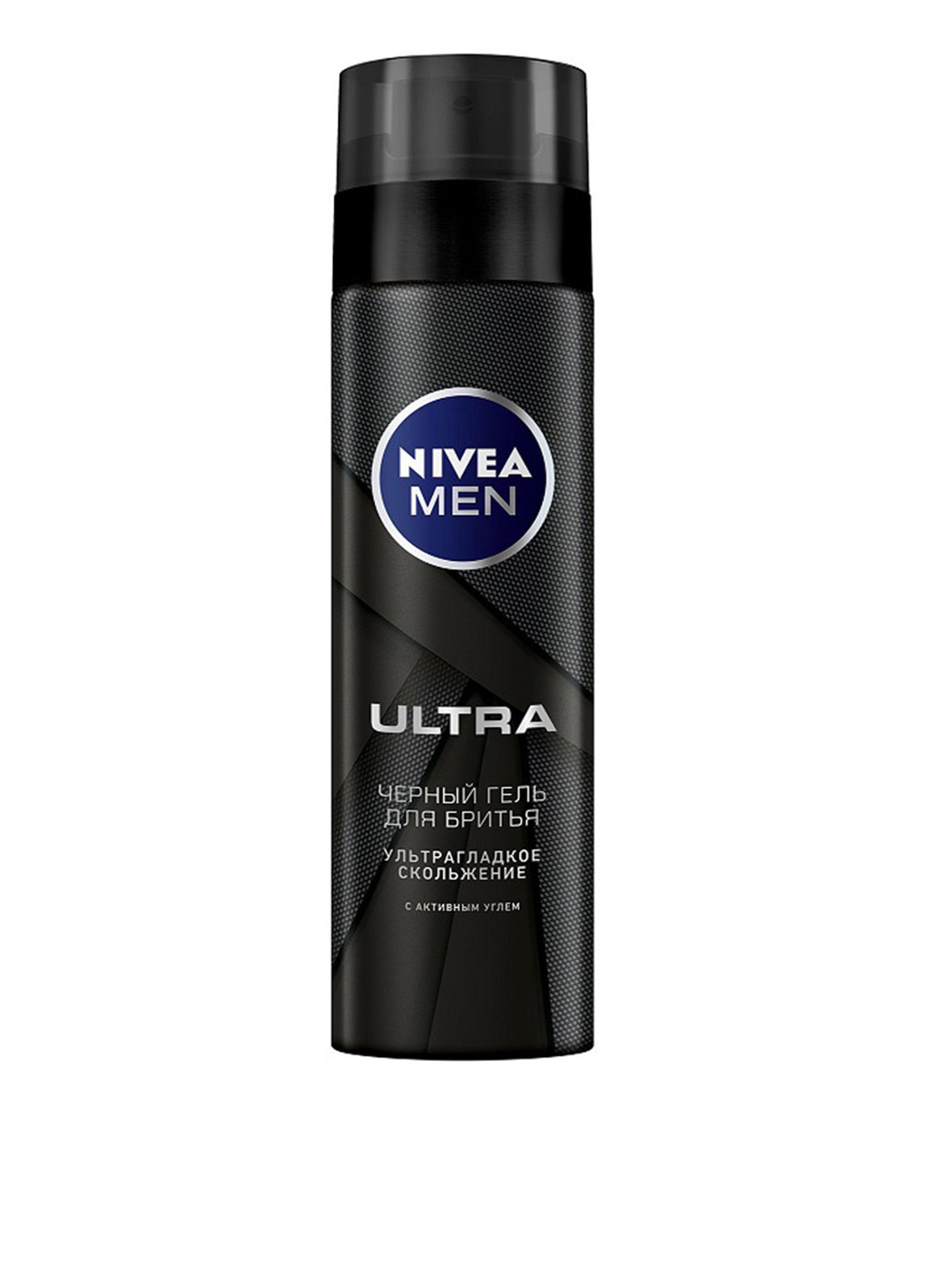 Гель для гоління з активним вугіллям Men ULTRA, 200 мл Nivea (181417491)