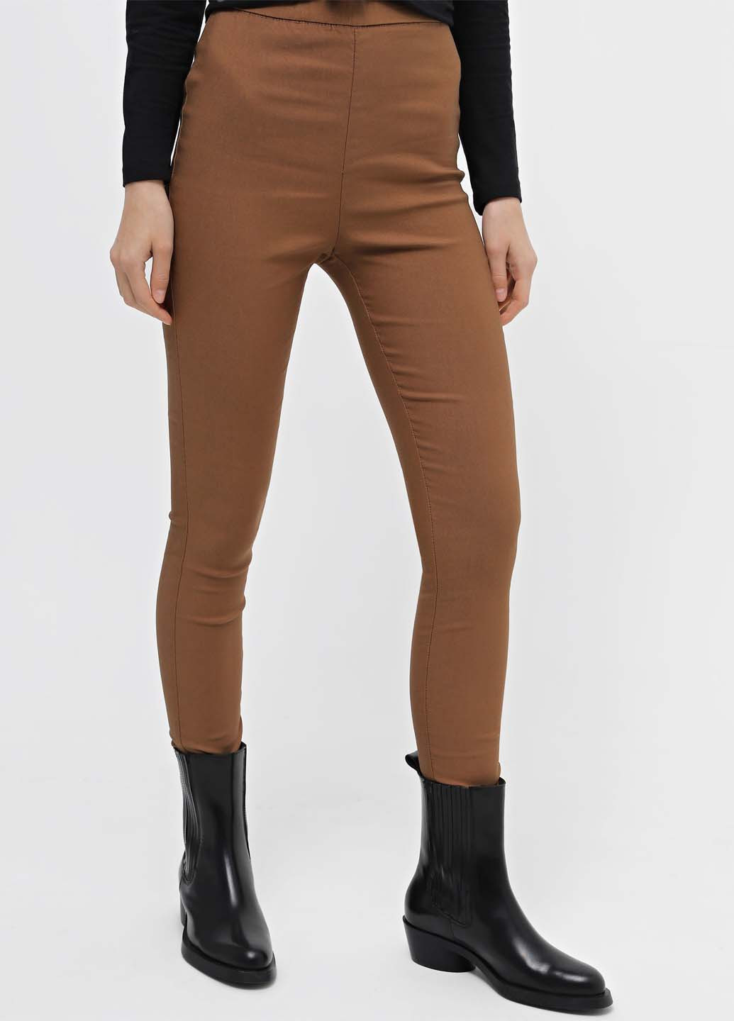 Светло-коричневые демисезонные леггинсы Piazza Italia