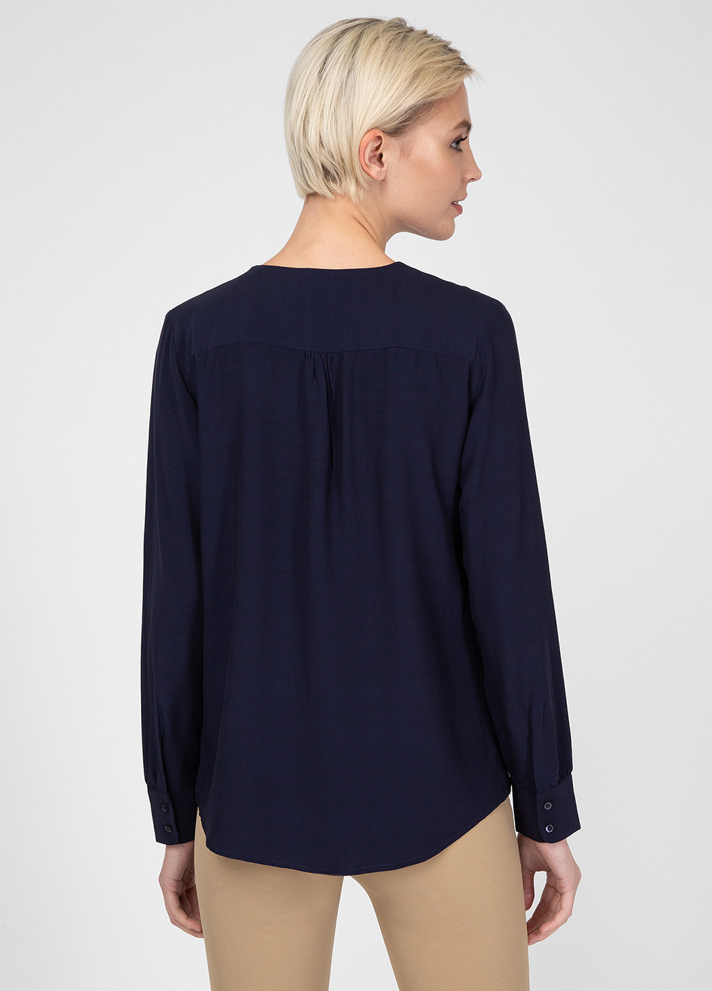 Синяя демисезонная блуза Gant