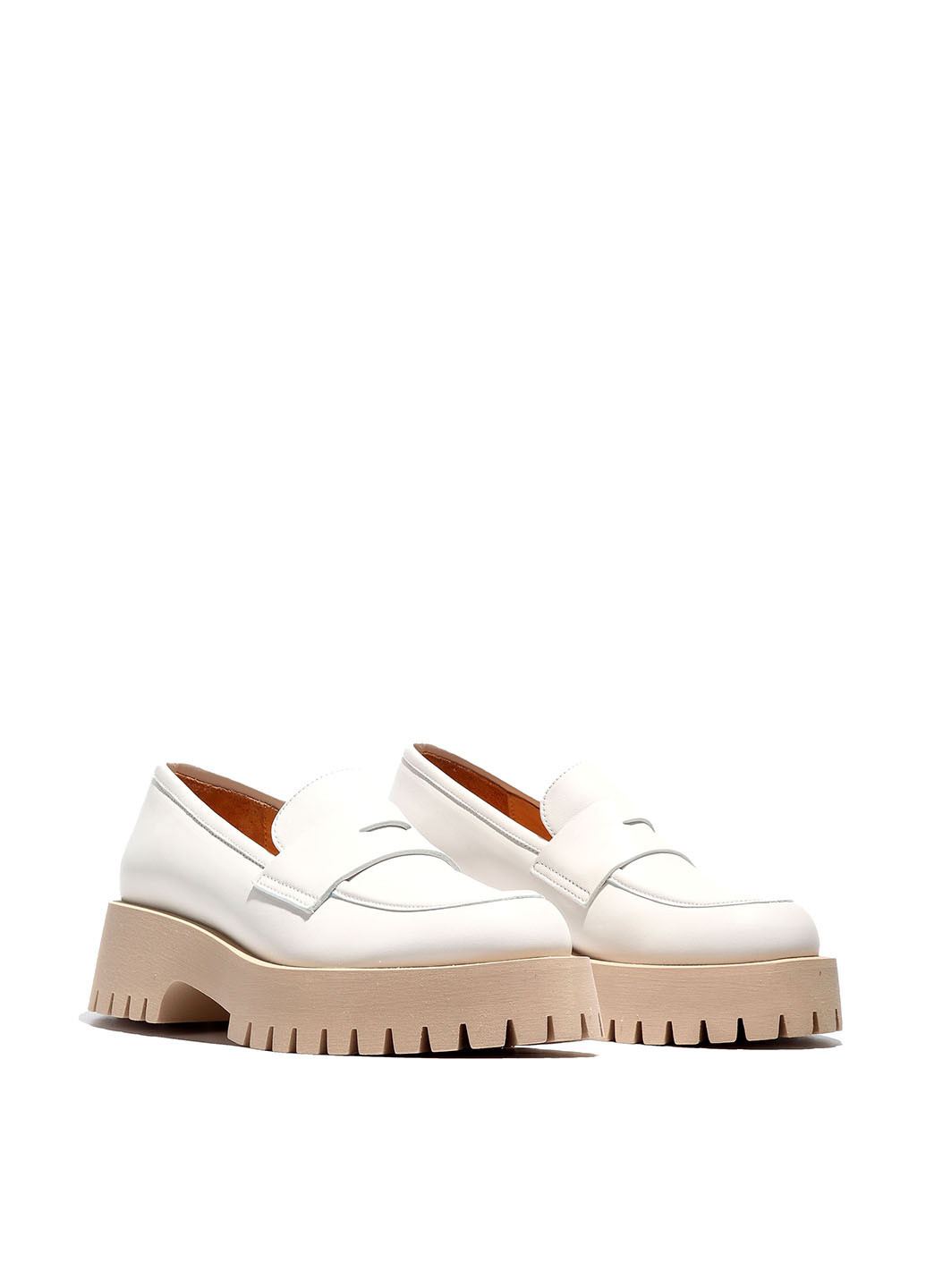 Respect Туфли белый з натуральная кожа, украина — демисезон (260416567)